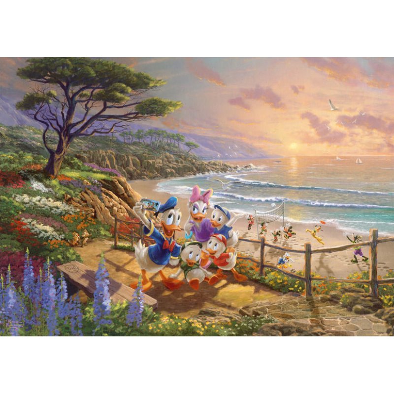 Schmidt Spiele Donald and Daisy A Duck Day Afternoon Jeu de puzzle 1000 pièce(s) Dessins animés