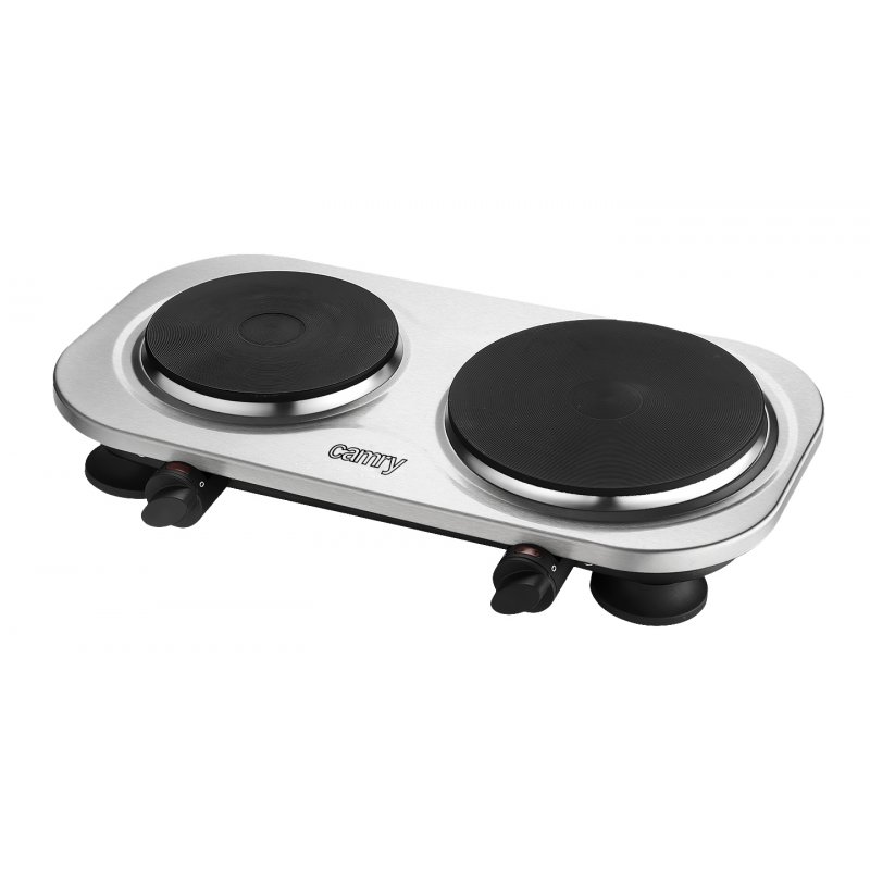 Camry Premium CR 6511 stove Freestanding Electric Black, Stainless steel