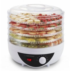 Esperanza EKD002 déshydrateur alimentaire Noir, Transparent, Blanc 250 W