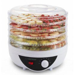 STOCK4 - Esperanza EKD002 déshydrateur alimentaire Noir, Transparent, Blanc 250 W