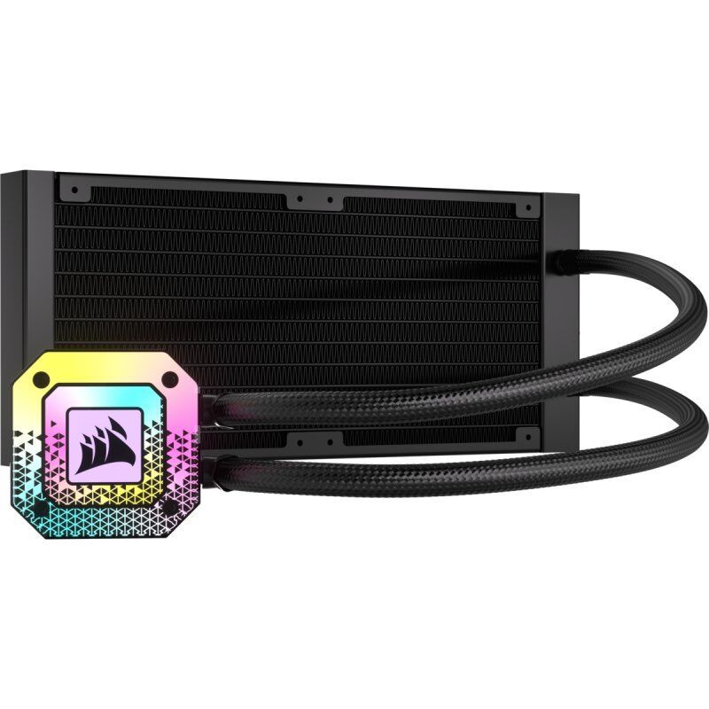 Corsair CW-9060068-WW système de refroidissement d’ordinateur Boitier PC Kit de refroidissement du liquide 12 cm Noir