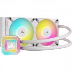Corsair CW-9060072-WW système de refroidissement d’ordinateur Boitier PC Kit de refroidissement du liquide 12 cm Blan