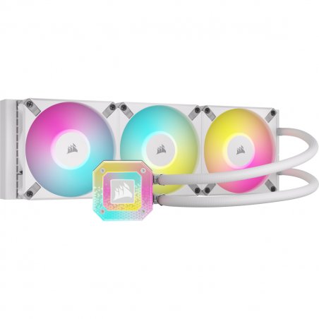 Corsair CW-9060073-WW système de refroidissement d’ordinateur Boitier PC Kit de refroidissement du liquide 12 cm Blan