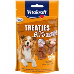 Vitakraft Treaties Bits 120 g Senior Poulet, Porc, Volaille, Légumes