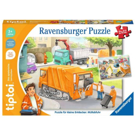 tiptoi 00172 puzzle Jigsaw puzzle 12 pc(s) Vehicles