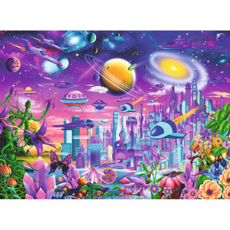 Ravensburger Cosmic City Jigsaw puzzle 200 pc(s) Fantasy