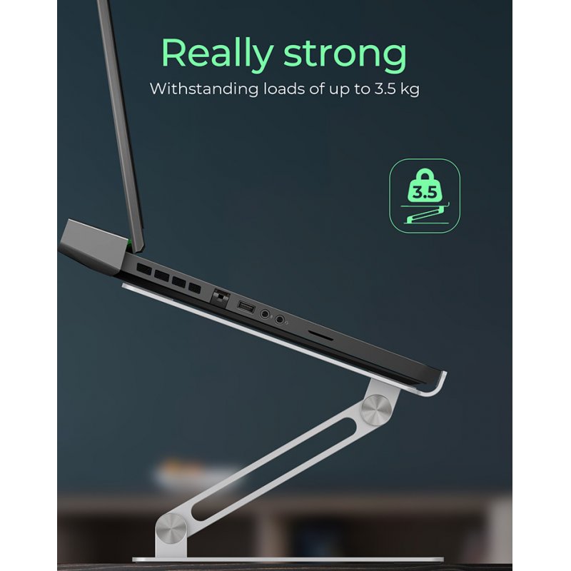 ICY BOX IB-NH300 Notebook stand Silver 43.2 cm (17")