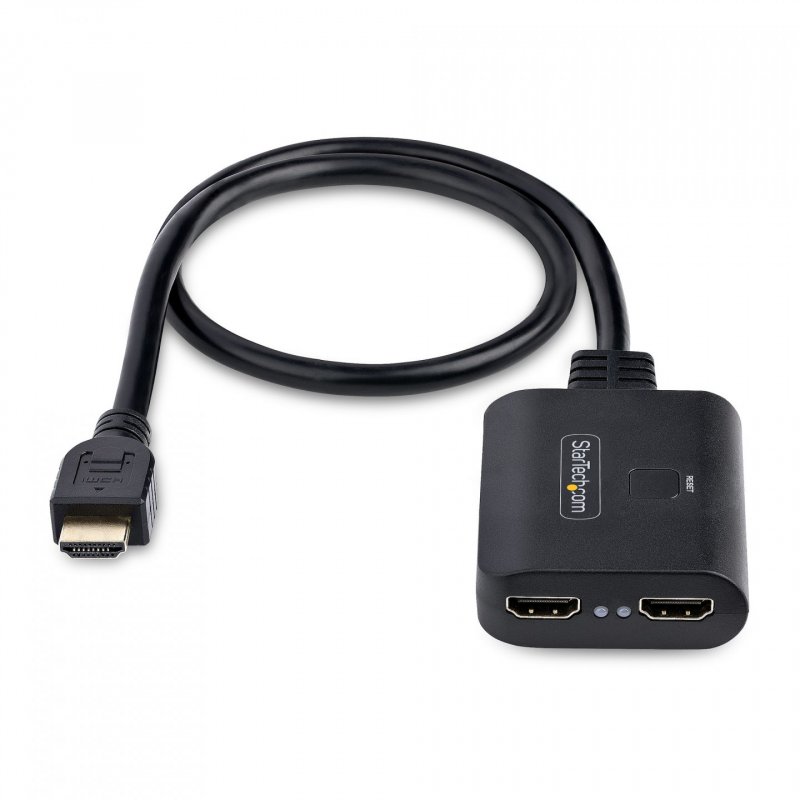 StarTech.com Répartiteur HDMI 2 Ports - Vidéo HDMI 2.0 4K 60Hz - Répartiteur HDMI 4K 1 Entrée 2 Sorties - Répartite