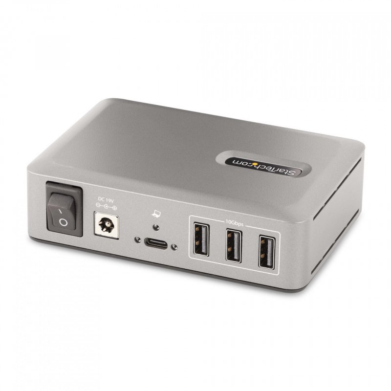 StarTech.com 10-Port USB-C Hub - 8x USB-A/2x USB-C - Self-Powered w/65W Power Supply - USB 3.1 10Gbps - Desktop/Laptop U
