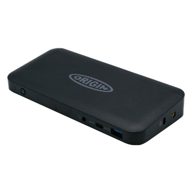 Origin Storage 72C71AAABU-OS station d'accueil USB 3.2 Gen 1 (3.1 Gen 1) Type-C Noir