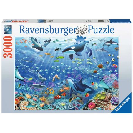 Ravensburger Puzzle 3000 p - Monde sous-marin coloré