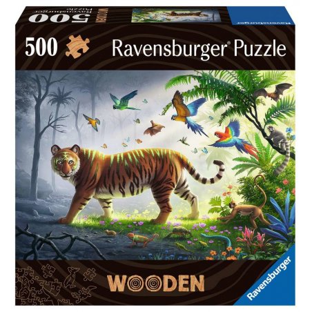 RAV Wooden Puzzle Tiger im Dschungel  17514