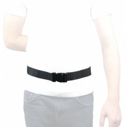 SOFT BELT - 40MM - PLASTIC CLIP BUCKLE - 70 TO 135 CM