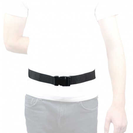 SOFT BELT - 40MM - PLASTIC CLIP BUCKLE - 70 TO 135 CM