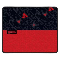 Konix Dungeons & Dragons Tapis de souris de jeu Noir, Rouge