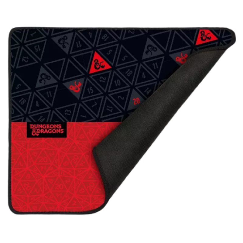 Konix Dungeons & Dragons Gaming mouse pad Black, Red