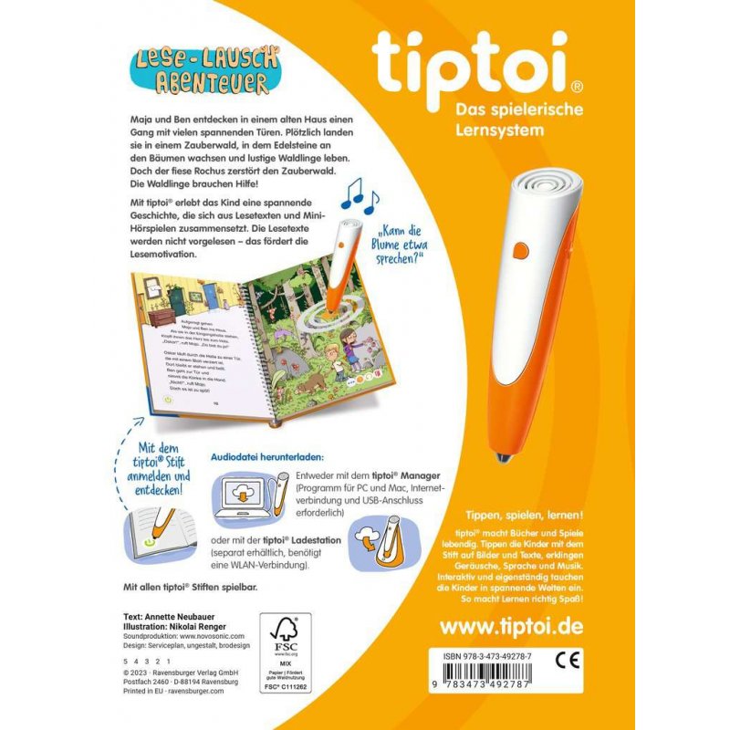 RAV tiptoi® Lese-Lausch-Abent. Zauberwa  49278