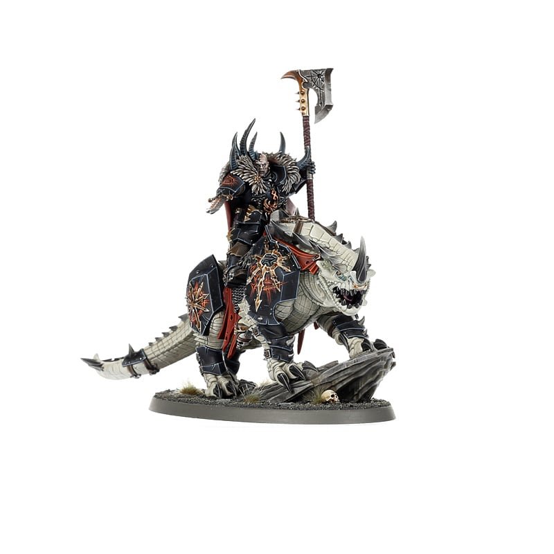 Games Workshop Chaos Lord on Karkadrak