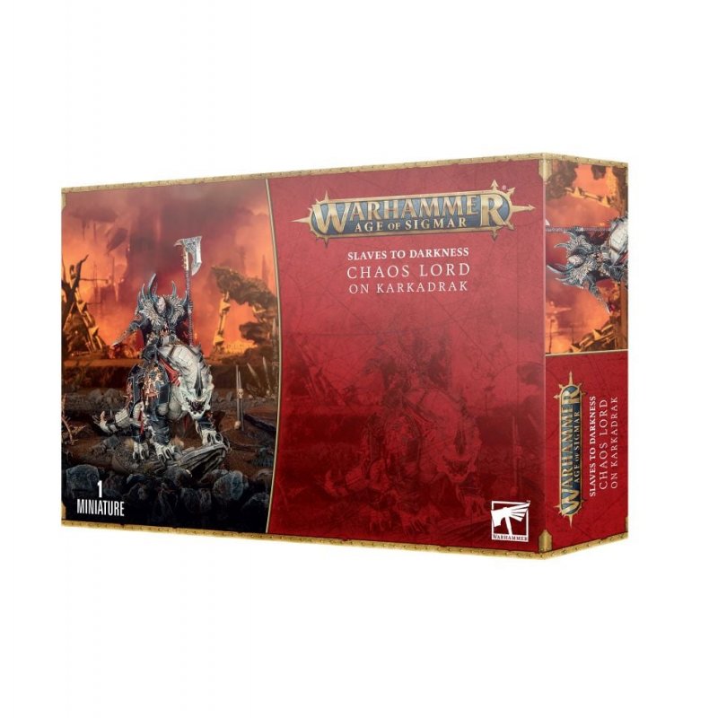 Warhammer AoS - Slave to Darkness Seigneur du Chaos sur Karkadrak