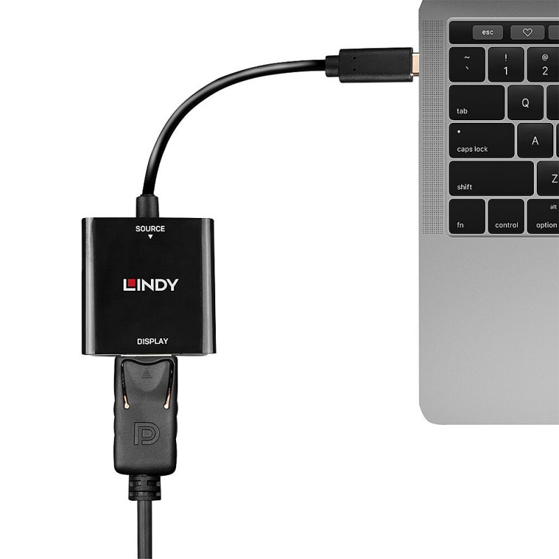 Lindy 43269 USB graphics adapter 3840 x 2160 pixels Black