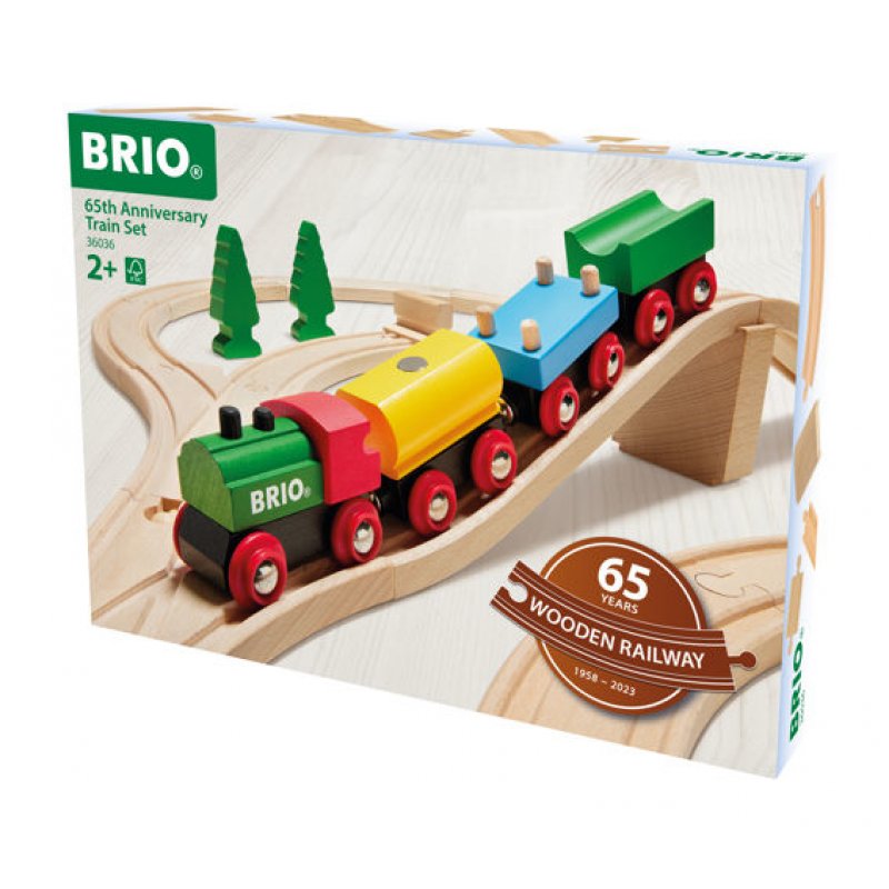 BRIO 65 Jahre Holzeisenb Jubiläums-Zugs.  63603600