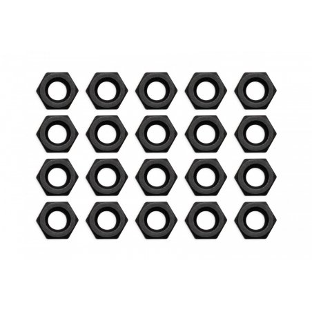 EK Water Blocks EK-Loop Nuts Set M4 - 20 Stück - schwarz