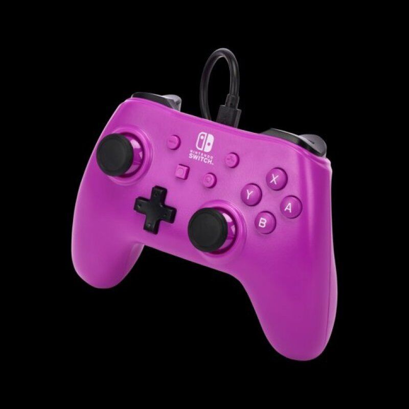 PowerA NSGP0143-01 Gaming Controller Purple USB Gamepad Analogue Nintendo Switch