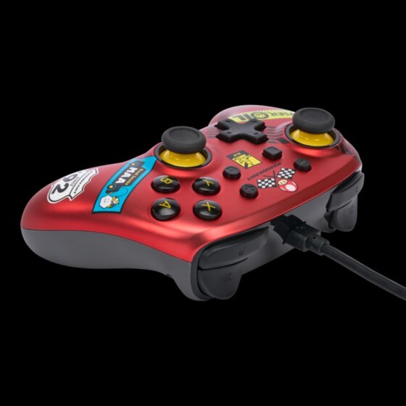 PowerA NSGP0124-01 accessoire de jeux vidéo Rouge USB Manette de jeu Analogique Nintendo Switch