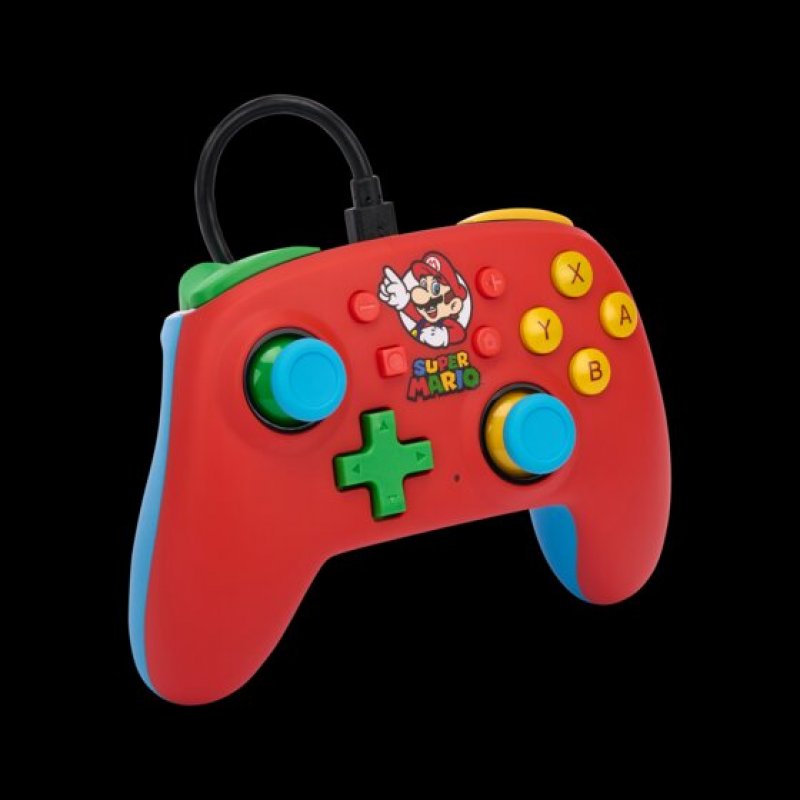 PowerA NSGP0123-01 accessoire de jeux vidéo Multicolore USB Manette de jeu Analogique Nintendo Switch