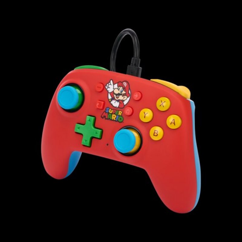 PowerA NSGP0123-01 accessoire de jeux vidéo Multicolore USB Manette de jeu Analogique Nintendo Switch
