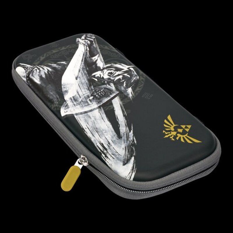 PowerA NSCS0087-01 Housse de protection pour console de jeux portable Nintendo Feutrine Noir, Gris, Blanc