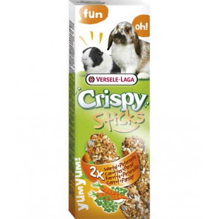 VERSELE LAGA - Sticks Rabbits-Guinea Pigs Carrot & Parsley 110Gr - (510.0138)