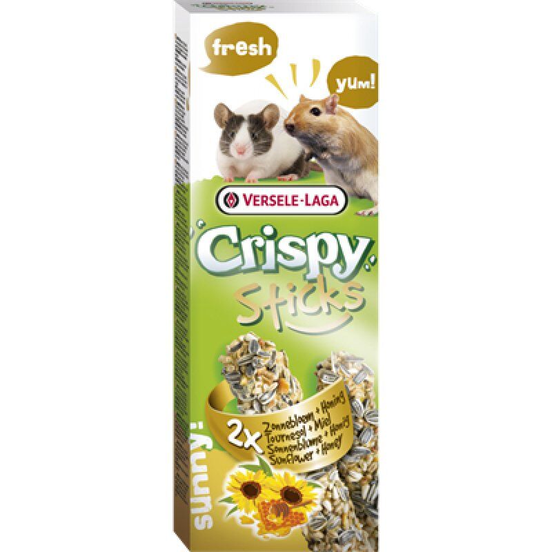 Versele-Laga Sticks Gerbils-Mice Sunflower & Honey Snack 110 g Gerbil, Mouse