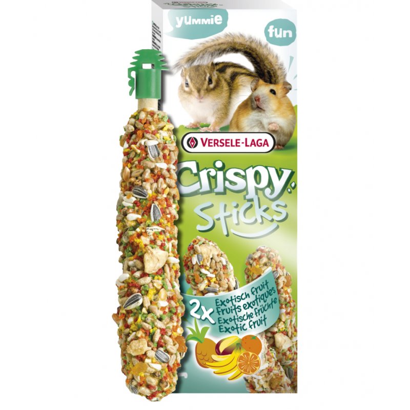 Versele-Laga Sticks Hamsters-Squirrels Exotic Fruit 110g En-cas Hamster