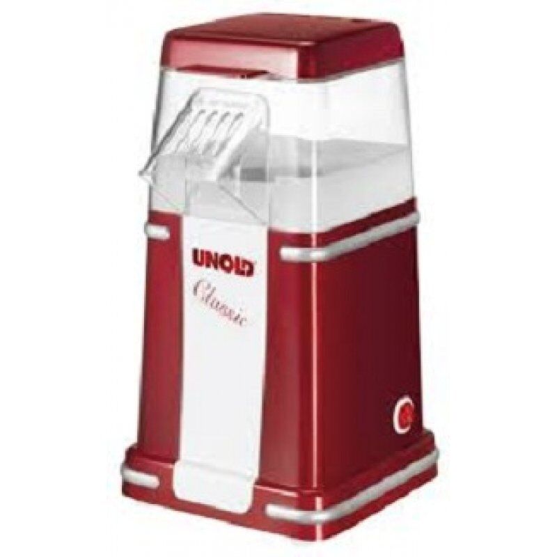 Unold Classic popcorn popper Red, Silver, White 900 W
