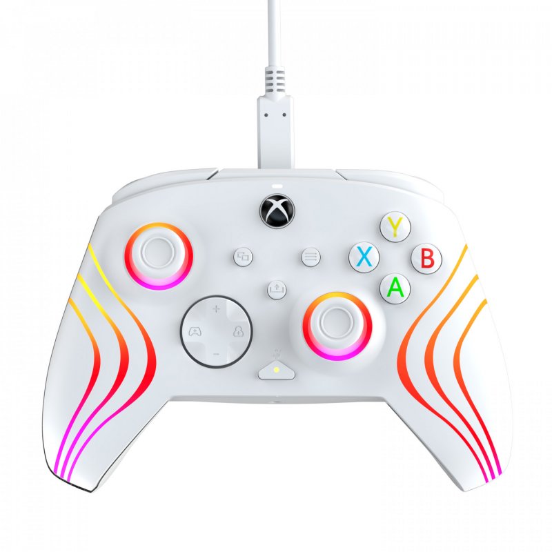 PDP Afterglow Wave Wired Controller: White For Xbox Series X|S, Xbox One & Windows 10/11