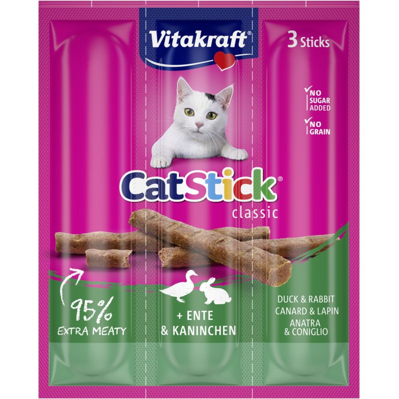 Vitakraft 24190 dog / cat treat Snacks Duck, Rabbit 18 g