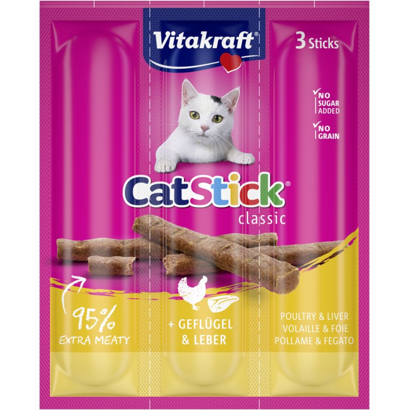 Vitakraft - Cat Stick poultry & liver  - (10869)