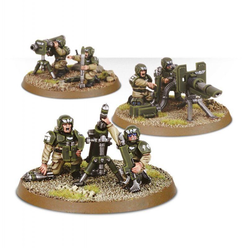 STOCK4 - Warhammer 40k - Astra Militarum Cadian Heavy Weapon Squad (2023)
