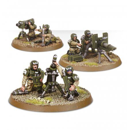 Warhammer 40k - Astra Militarum Cadian Heavy Weapon Squad (2023)