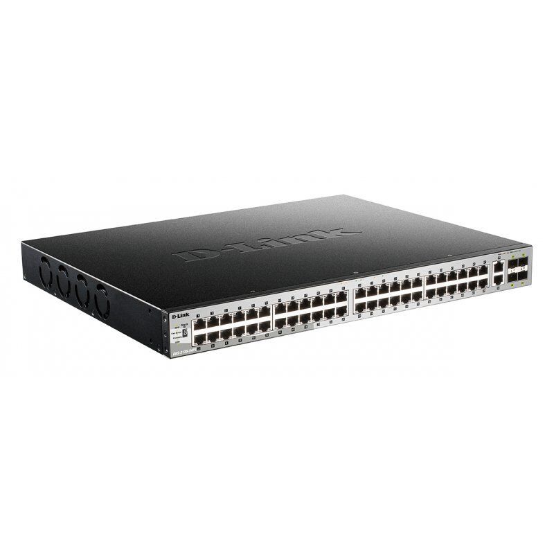 D-Link DGS-3130-54PS/E network switch Managed L3 Gigabit Ethernet (10/100/1000) Power over Ethernet (PoE) Grey