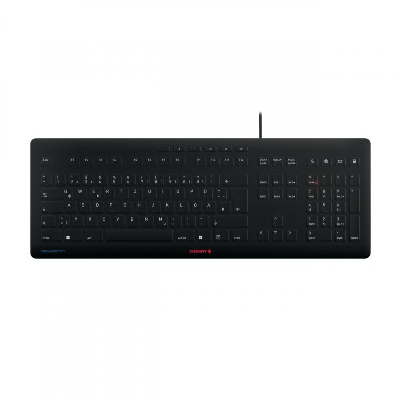 STREAM PROTECT WIRED GER BLACK QWERTZ