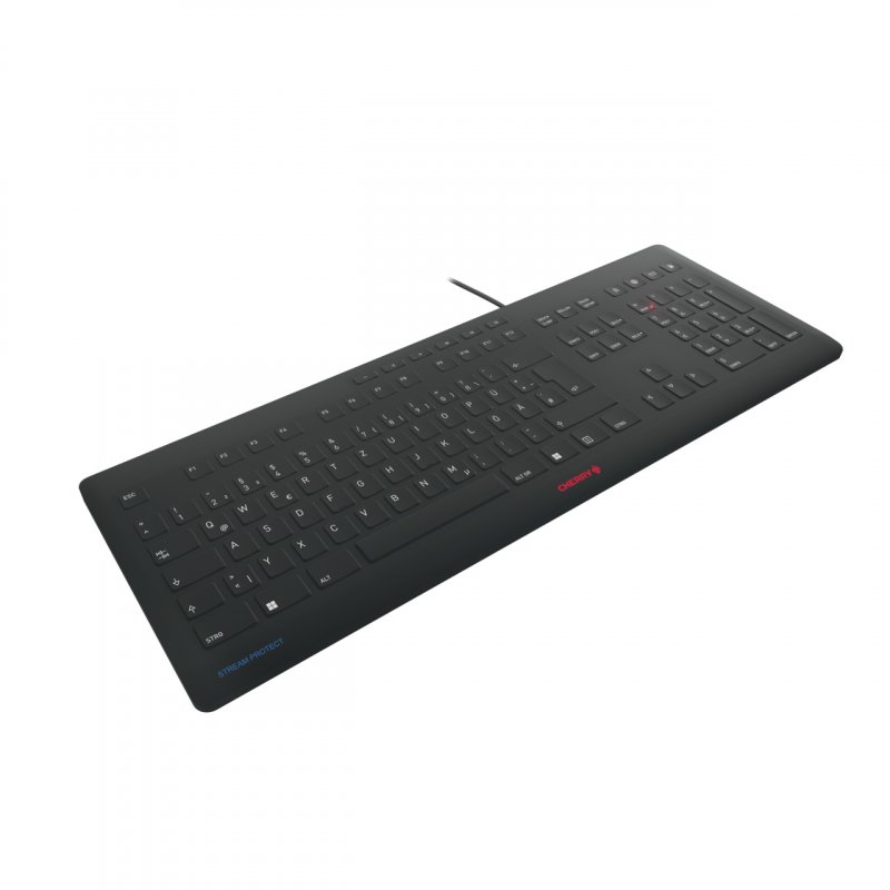 CHERRY Stream keyboard USB QWERTZ German Black