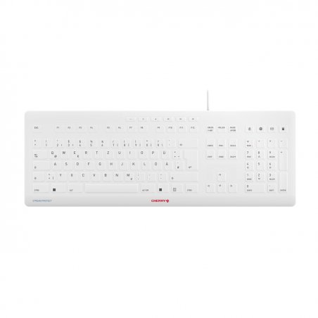 STREAM PROTECT WIRED GER WHITE-GREY QWERTZ