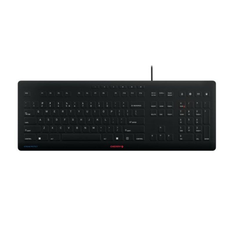 STREAM PROTECT WIRED EURO WHITE-GREY QWERTY