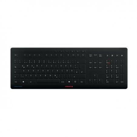 CHERRY Stream keyboard RF Wireless + USB QWERTZ German Black