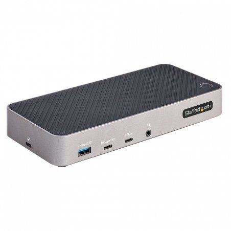 StarTech.com USB-C Triple Monitor Docking Station - HDMI/DP Triple 4k USB-C Dock - 5x USB Hub - GbE - 100W PD - Universa