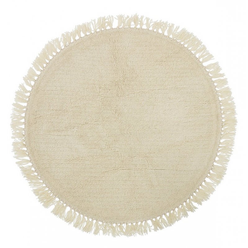 Bloomingville - Lenea Wool Rug - D110 cm (32708249)