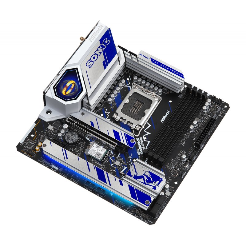 Carte Mère ASRock B760M Phantom Gaming Sonic WiFi DDR5(Intel LGA 1700) Micro ATX