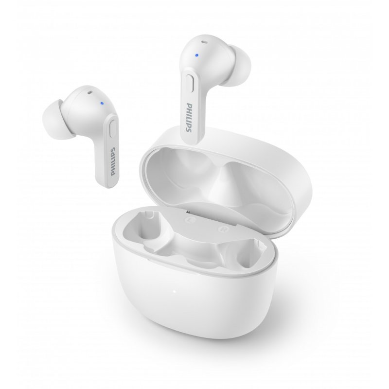 Philips 2000 series TAT2206WT/00 écouteur/casque True Wireless Stereo (TWS) Ecouteurs Appels/Musique Bluetooth Blanc